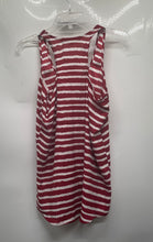 Load image into Gallery viewer, Forever 21 Womens Red White Striped Sleeveless Tank Top Size Medium
