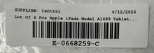 Load image into Gallery viewer, Lot Of 4 Pcs Apple iPad Mini 2 Model A1489 Tablets Not Tested Locked For Parts
