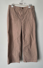 Load image into Gallery viewer, Old Navy Womens Beige High-Rise Regular Fit Wide-Leg Trouser Pants Size 10
