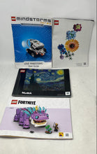Load image into Gallery viewer, Lot Of 4 Pcs Lego Assorted Multicolor Various Instruction Manuals
