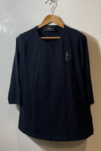 Load image into Gallery viewer, Authentic Giorgio Armani Beauty Womens Black 3/4 Sleeve Uniform T-Shirt Size L
