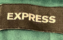 Load image into Gallery viewer, Express Womens Columnist Dark Green Flat Front Mid Rise Ankle Pants Size 6R
