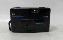 Load image into Gallery viewer, Ansco Pix Panorama Black Fixed Focus 35mm Point And Shoot Film Camera Untested
