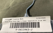 Load image into Gallery viewer, Hugo Boss Mens Green Long Sleeve Round Neck Pullover Sweatshirt Size XXL
