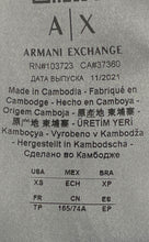 Load image into Gallery viewer, Armani Exchange Womens Navy Blue Drawstring Waist Tapered Leg Sweatpants Size XS
