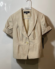 Load image into Gallery viewer, Signature By Larry Levine Womens Light Sand 2 Piece Blazer Pants Set Sz 6 w/ Tag
