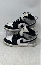 Load image into Gallery viewer, Nike Kids Air Jordan 1 Mid White Black Gray Lace-Up Sneaker Shoes Size 1.5Y
