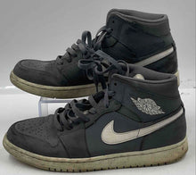 Load image into Gallery viewer, Authentic Nike Mens Air Jordan 1 Mid 554724-036 Gray White Sneaker Shoes Sz 9.5
