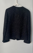 Load image into Gallery viewer, Anne Klein Womens Black Long Sleeve Front Button Jacket Size 12
