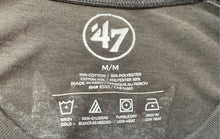 Load image into Gallery viewer, 47 Mens Gray Short Sleeve Miami Dolphins Football Pullover T-Shirt Size Medium
