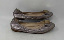 Load image into Gallery viewer, Cole Haan Womens Purple Leather Slip-On Tali Bow Ballet Flats Size 9
