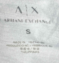 Load image into Gallery viewer, Armani Exchange Womens White Short Sleeve Round Neck Graphic T-Shirt Size S
