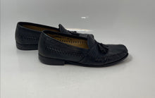Load image into Gallery viewer, Tasso Elba Mens Black Square Toe Slip-On Loafer Shoes Size 8.5D
