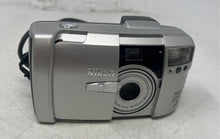 Load image into Gallery viewer, Nikon Nuvis 110i Gray 30-85mm Lens Compact Point &amp; Shoot Film Camera Not Tested
