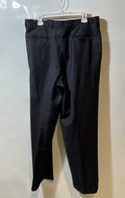 Load image into Gallery viewer, Santorelli Luxury Serge Mens Como 2 Black Straight Leg Dress Pants Size 36
