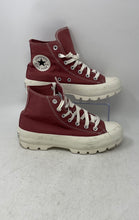 Load image into Gallery viewer, Converse Womens Chuck Taylor All Star Lugged A08220C Red Sneakers Shoes Size 7.5
