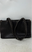 Load image into Gallery viewer, The Sak &amp; Elliott Lucca Womens Brown Pebbled Leather Whipstitching Shoulder Bag
