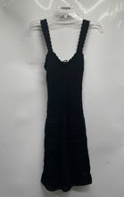 Load image into Gallery viewer, Abercrombie &amp; Fitch Womens Black Knitted Sleeveless Fit &amp; Flare Dress Size XS
