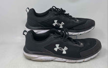 Load image into Gallery viewer, Under Armour Mens Charged Assert 9 Black White Lace-Up Sneaker Shoes Size 15
