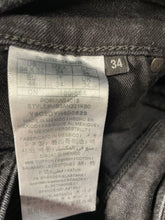 Load image into Gallery viewer, Guess Mens Black Denim Stretch Pockets Skinny Leg Jeans Size 34X32
