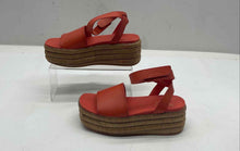 Load image into Gallery viewer, Franco Sarto Womens Sienna Orange Open Toe Ankle Strap Platform Sandals Sz 6.5M
