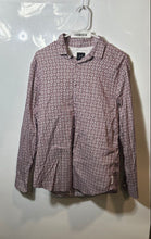 Load image into Gallery viewer, Armani Exchange Mens Burgundy Printed Long Sleeve Regular Fit Button-Up Shirt M
