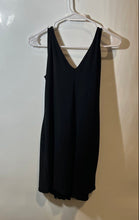 Load image into Gallery viewer, Nine West Womens Black Chain &amp; Beaded V-Neck Sleeveless A-Line Dress Size 2
