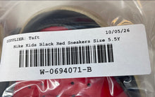Load image into Gallery viewer, Nike Kids Court Borough Mid 2 CD7782-003 Black Red Sneaker Shoes Size 5.5Y
