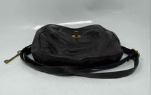 Load image into Gallery viewer, Authentic Fossil Womens Carson Black Leather Inner Pocket Crossbody Bag Stained
