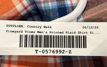 Load image into Gallery viewer, Vineyard Vines Mens Multicolor Plaid Button-Up Shirt Size Large
