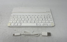 Load image into Gallery viewer, Logitech White Ultrathin Clip On Automatic Sleep Keyboard Cover For iPad Mini
