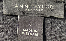 Load image into Gallery viewer, Ann Taylor Womens Black V-Neck Long Sleeve Pullover Blouse Top Size Small

