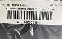 Load image into Gallery viewer, Victoria's Secret Womens Black Slouchy Bow Inner Pockets Magnetic Tote Bag
