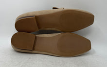 Load image into Gallery viewer, Steve Madden Womens Tempt Beige Leather Square Toe Slip-On Loafer Flats Size 10M
