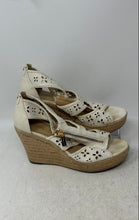 Load image into Gallery viewer, Michael Kors Womens Damita Cream Open-Toe Wedge Platform Sandals Size 10M
