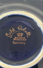 Load image into Gallery viewer, Bavaria Waldershof Echt Cobalt Blue Gold-Tone Heidelberg Mini Porcelain Ashtray
