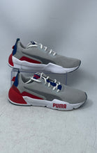 Load image into Gallery viewer, Puma Mens Soft Foam Locell 193320-01 Gray Red Blue Sneaker Shoes Size 8.5
