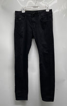 Load image into Gallery viewer, Armani Exchange Mens Black Denim Pockets Slim Straight Leg Jeans Size 30
