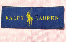 Load image into Gallery viewer, Ralph Lauren Mens Pink Long Sleeve Collared Button-Up Shirt No Size
