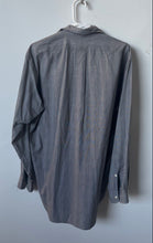 Load image into Gallery viewer, Ralph Lauren Mens Blake Gray Two Ply Cotton Collared Button-Up Shirt Size S
