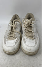 Load image into Gallery viewer, Zara Womens White Leather Lace-Up Low Top Round Toe Sneaker Shoes Size 39
