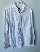 Load image into Gallery viewer, Massimo Dutti Mens White Finest Fabric Long Sleeve Button-Up Shirt Size XL
