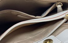 Load image into Gallery viewer, Nanette Lepore Womens White Blue Inner Pockets Bucket Handbag
