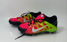 Load image into Gallery viewer, Nike Womens HyperDiamond 684696-610 Multicolor Strike Metal Softball Cleats 7.5
