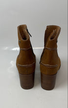 Load image into Gallery viewer, UGG Womens Annie Brown Leather Round Toe Block Heel Side Zip Ankle Bootie Size 8
