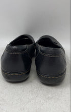 Load image into Gallery viewer, Clarks Womens Black Leather Round Toe Slip-On Casual Mary Jane Shoes Size 9 M
