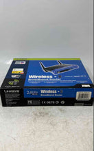 Load image into Gallery viewer, Linksys BEFW11S4 4-Port Switch Wireless B-Broadband Router Open Box Not Tested
