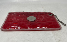 Load image into Gallery viewer, Big Bubble Bags Womens Red Chain Strap Top Zipper Wristlet Wallet
