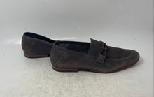Load image into Gallery viewer, Ted Baker London Mens Dark Gray Leather Slip-On Loafer Shoes Size 8
