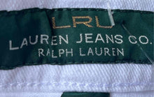 Load image into Gallery viewer, Lauren Ralph Lauren Womens White Denim Dark Wash Straight Leg Jeans Size 10
